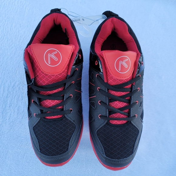 💕 NWT Actionflex Men's Shoes Black and Red - Picture 9 of 13